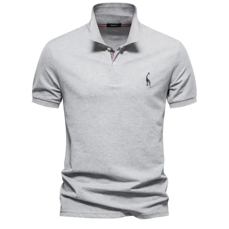 Neuzugang Herren Polo-Hemd klassischer Stil Slim-Fit Mehrfarbig bedruckt Herren Polo-T-Shirts