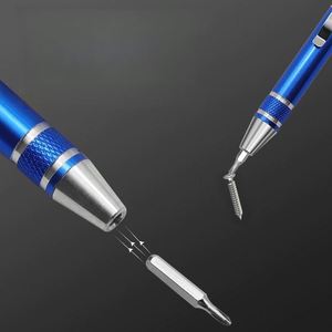 Juego de Destornilladores de Bolsillo Portátiles 8 en 1, Kit de Herramientas de Precisión, Destornillador Multiusos de Aluminio para Reparación de Teléfonos - Product Image 6