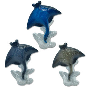 Logo personalizzato <span class=keywords><strong>animale</strong></span> marino oceano mante decorazione per la casa statuetta di maldive Souvenir resina mante statua - Product Image 1