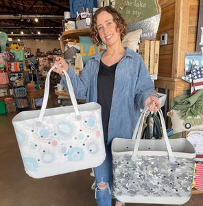 กระเป๋าถือสะพายไหล่แฟชั่นผู้หญิง<span class=keywords><strong>ขาย</strong></span>ส่งแบบกำหนดโลโก้เอง กระเป๋าช้อปปิ้งกันน้ำ กระเป๋าชายหาดซิลิโคน EVA สำหรับฤดูร้อน - Product Image 3