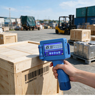 Machine de codage portable multi-langues YAOMATEC 12,7 mm avec écran tactile, prise en charge du code QR, impression de la date d'expiration et du logo