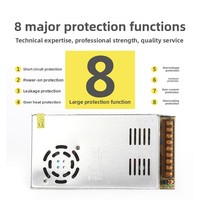 Prix d'usine – Adaptateur d'alimentation centralisée AC/DC 12V 10A 20A 30A pour bande LED ou caméra CCTV