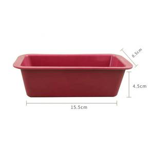 Silicone <b>Small</b> <b>Pan</b> NonStick Easy Release Eco-Friendly LFGB Certified Rectangle Mini Cake Mold for Baking Bread Brownie Loaf - Product Image 2