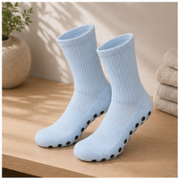 Chaussettes de football en nylon et coton de haute qualité, couleur unie, avec logo personnalisable, tricotées pour l'automne