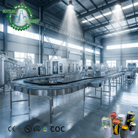 Système de remplissage et de scellage automatique 2-en-1 pour canettes en aluminium, 12000 CPH, 30 têtes, technologie avancée, pour bière