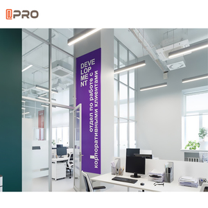 Apro 2024 mới nhất dọc khung thiết kế văn phòng phân vùng tùy chỉnh văn phòng kính tường hệ thống phân vùng chia tường - Product Image 2