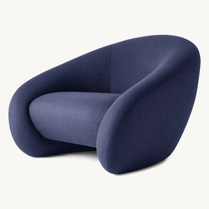 Set taman teras luar ruangan gaya Amerika furnitur luar ruangan mewah kursi putar luar ruangan sepenuhnya pelapis - Product Image 6