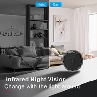 QZT Mini cámara cámaras de seguridad pequeña 1080p Hd Nanny Cam con visión nocturna