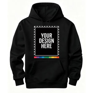 Sudadera con Capucha Unisex para Adultos, Venta al por Mayor en Almacén de EE. UU., Personalizable, Mezcla de Algodón y Poliéster, Secado Rápido, Ecológica y Transpirable - Product Image 1