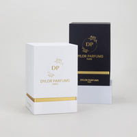 Bas quantité minimale de commande Pas Cher Couvercle et Boîte De Base Bouteille De Parfum De Luxe Avec Boîte 30 & 50 & 100ML Boîte D'emballage De Parfum