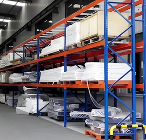 Estanterías Apilables de Alta Resistencia Directas de Fábrica, Estanterías Selectivas con Recubrimiento en Polvo para Sistemas de Almacenamiento en Almacenes - Product Image 4