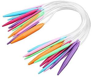 Aguja de hilo de doble punta de punto redondo de ganchillo de plástico delicado - Product Image 3