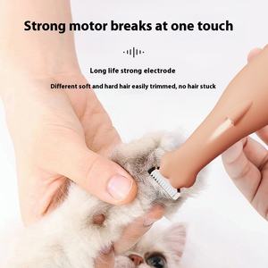 Cortapelos Eléctrico Recargable para Uñas de Perros, Dispositivo Ecológico de Cuidado para Mascotas de ABS, Afeitadora de Pelo para Mascotas, Venta al por Mayor, Caja de Almacenamiento Transfronteriza - Product Image 5