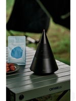 TRETTITRE 2026 Speaker Pesta Hitam dengan USB, Pencahayaan Dinamis, Baterai Isi Ulang Tahan Lama, Speaker Audio