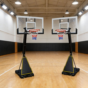 Support <span class=keywords><strong>de</strong></span> <span class=keywords><strong>basket</strong></span>-ball portable <span class=keywords><strong>de</strong></span> haute qualité et économique avec panneau <span class=keywords><strong>de</strong></span> <span class=keywords><strong>basket</strong></span>-ball mobile pour l'entraînement à domicile - Product Image 5