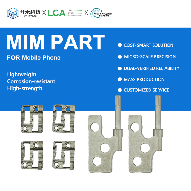 Mobile Phone Foldable Screen Hinge Accessories Titanium Alloy MIM Components Precision Parts
