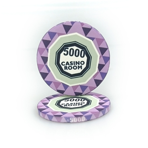 Tùy chỉnh kích thước màu sắc Trò chơi cờ bạc mã thông báo 39mm <span class=keywords><strong>Las</strong></span> <span class=keywords><strong>Vegas</strong></span> sòng bạc phòng Poker gốm Chip Chip - Product Image 6