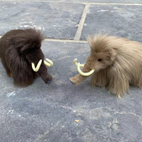 Jouets en peluche de mammouth de simulation à vendre, poupée éléphant porte-clés personnalisée par photo pour cadeau d'entreprise
