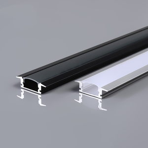 Tira cuadrada montada en la cama, ultrafino embellecedor de longitud personalizada, Canal <span class=keywords><strong>LED</strong></span> de aluminio blanco anodizado - Product Image 1