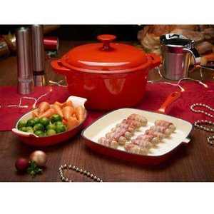 Ensemble de 4 plats en fonte pour four <span class=keywords><strong>à</strong></span> table Casserole <span class=keywords><strong>à</strong></span> gratin et plaque de cuisson - Product Image 6