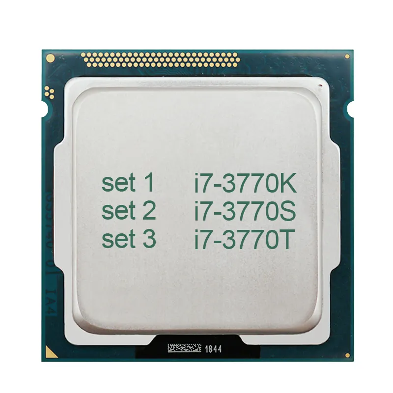 Atacado barato lntel Core i7-3770K i7-3770S i7-3770T Quad-Core 8MB de Cache do processador LGA 1155