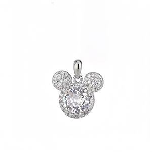 Collier pendentif en moissanite pour <span class=keywords><strong>femme</strong></span>, tendance, luxueux, élégant, design unique, chaîne en bambou, bijoux - Product Image 5