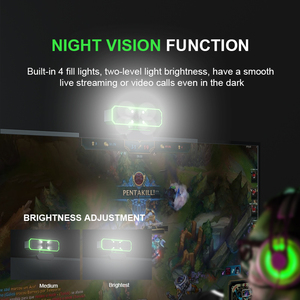 Anywii กล้องถ่ายทอดสดสำหรับเล่นเกม, กล้องถ่ายทอดสดมีไมโครโฟนนำแสง60fps - Product Image 3