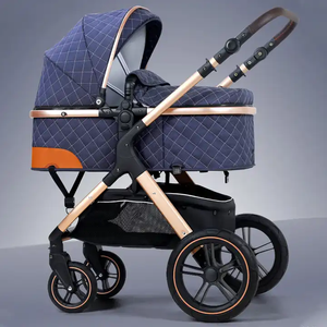 Carritos de Bebé de Lujo 3 en 1 con Marco de Aluminio y Algodón, Certificación CE EN1888, Personalización al por Mayor - Product Image 4