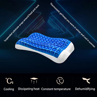 Maßgefertigtes Sommer-Gel-Memory-Foam-Kissen mit Kissenbezug, Moderner Langsam Rückfedernder Kühleffekt für Nackenstützung, Großhandel