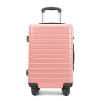 Nouvelle valise de voyage à main ABS à la mode légère et silencieuse Spinner Wheels TSA Lock Résistant à l'usure PC Password Trolley Case