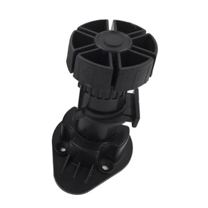 Patas de Mesa Ajustables de Plástico PP/ABS, Diseño Moderno en Negro, para Muebles de Cocina y Sala de Estar - Product Image 6