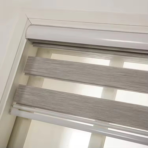 SAMADHI Rideau occultant moderne prêt à poser, personnalisé, manuel, zébré, stores occultants - Product Image 2