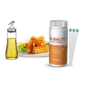 Strisce reattive per olio d'oliva per alimenti, kit di prova per olio da cucina FFA 0-5 accurato e sicuro