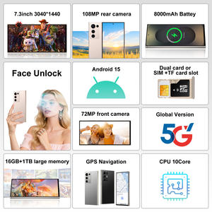 Teléfono Inteligente Android S26Ultra de 6.8 Pulgadas, Realme 464 Pul Scean Infinix Zero 5G con HD 5G Móvil LTE Celular - Product Image 2