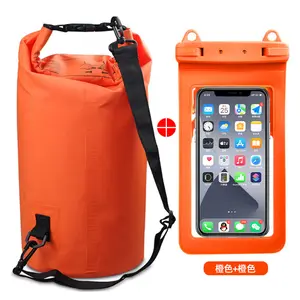 2L 3L 5L 10L 15L 20L 30L 500D PVC Waterproof Outdoor Tube Bags Drybag with Phone Cases