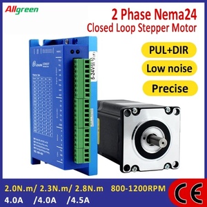 Kit Moteur Pas à Pas Nema24 6A à Boucle Fermée 2 Phases 2/2.3/2.8N.m avec Driver pour Machine CNC/Robot - Product Image 2
