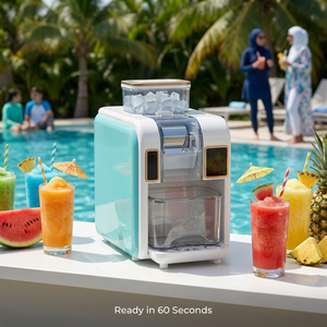 HONEYICE Ice Smoothie Machine SC-6202 Slushy Maker instantané avec entrée de bouteille pour Coke Milk et Soda Mixed Drinks - Product Image 1