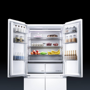 Home Appliance Large Capacity Side-by-Side Stainless Steel <b>Refrigerator</b> for Hotels and Use Low Noise 360L New Side-by-side Stain - Product Image 4
