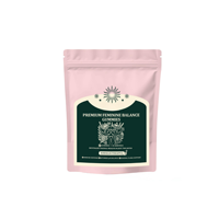 Gummies personnalisées premium en stock pour l'équilibre féminin avec probiotiques pour le soutien de la flore vaginale pH, sans sucre, supplément végétalien