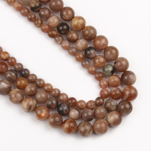 Perline Sciolte Rotonde in <span class=keywords><strong>Pietra</strong></span> Solare Dorata <span class=keywords><strong>Naturale</strong></span> Kuoyu, Colori Misti, 6mm/8mm/10mm, Modello F05752 per Creazione Gioielli Fai da Te, Bracciali e Collane - Product Image 3