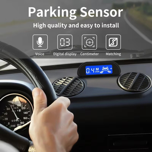 Kit de capteurs de stationnement pour voiture avec moniteur LED de recul Auto Parktronic, 4 capteurs de 22 mm, système de détection radar, écran rétroéclairé - Product Image 3