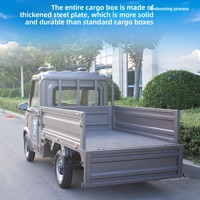 Nouveau modèle de camionnette électrique robuste 4x2 à quatre roues, capacité de 1 à 10 tonnes, norme d'émission Euro 1, fourgonnette compacte à simple cabine, livraison express