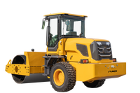 Compacteur routier à tambour unique haute efficacité 6 tonnes 36,8 kW, fourni directement par l'usine, pour travaux lourds de construction