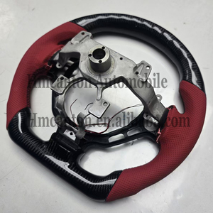 Volant de voiture en cuir perforé et fibre de carbone avec LED pour Nissan GTR 35 - Vente en gros - Offre spéciale - Product Image 6