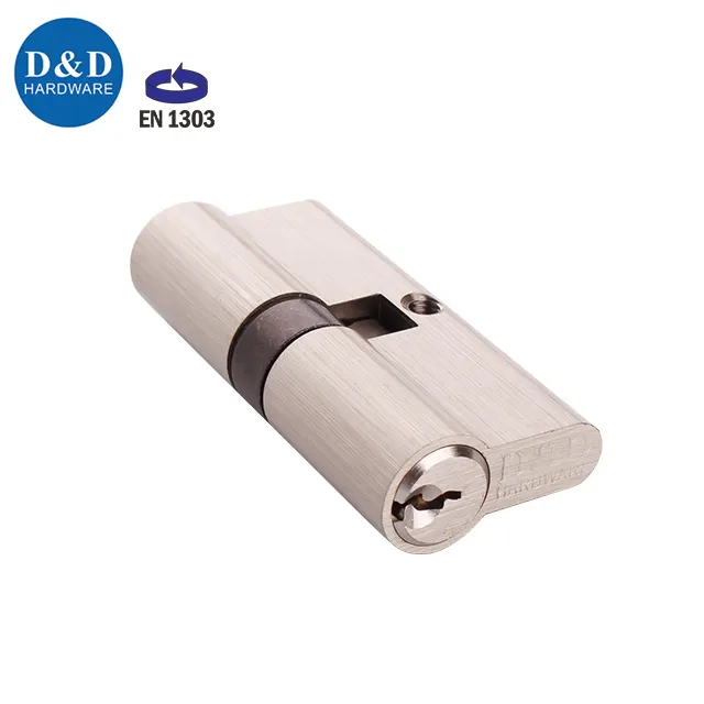 Popular EN 1303 Brass 6 Pins Standard Safety Euro profile Brass double door Lock cylinder with Master Key