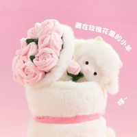 Nouvelle Poupée en Peluche en Forme de Bouquet de Roses Parfumées au Lait, Pendentif en Plastique, Cadeau d'Anniversaire pour Couple
