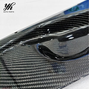 Yuhang Haute Qualité Noir pour 1997-1998 S14A Silvia Kouki 200SX 240SX <span class=keywords><strong>Garage</strong></span> Defend Panneau de Refroidissement Fibre de Carbone - Product Image 5