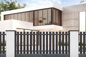 アルミスラットプライバシーフェンスパネル高いAntitClimb装飾屋外ガーデンフェンス - Product Image 5