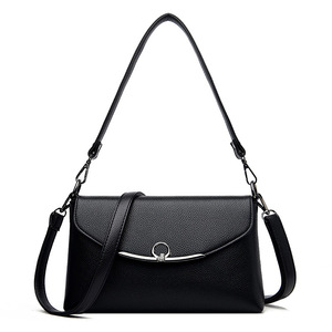 Bolsos de Mano de Lujo para Mujer al por Mayor, Bolsos de Cuero PU Suave, Bolsos de Hombro y Bandolera para Mujer - Product Image 1