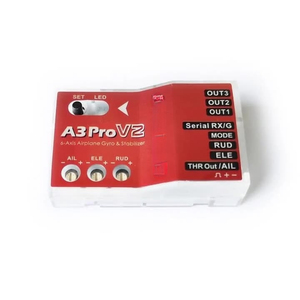 HobbyEagle Mini piezas de avión RC A3 Pro <span class=keywords><strong>V2</strong></span> Control de vuelo de ala fija grúa autoestable juguete giroscopio de tres ejes de alta precisión - Product Image 2